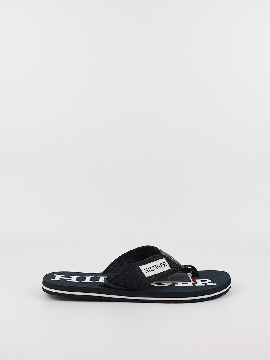 Ανδρική Σαγιονάρα Tommy Hilfiger Patch Hilfiger Beach Sandal FM0FM05024-DW5 Μπλε