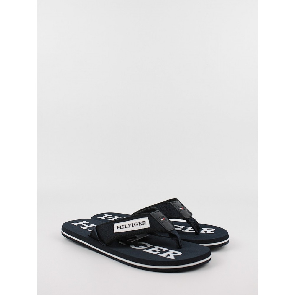 Ανδρική Σαγιονάρα Tommy Hilfiger Patch Hilfiger Beach Sandal FM0FM05024-DW5 Μπλε