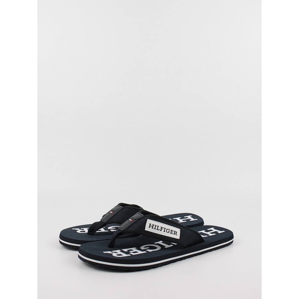 Ανδρική Σαγιονάρα Tommy Hilfiger Patch Hilfiger Beach Sandal FM0FM05024-DW5 Μπλε