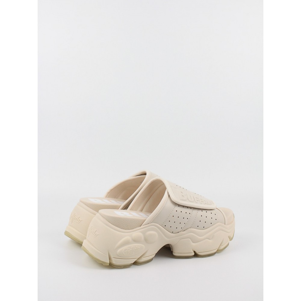 Women's Mule Buffallo Binary Pool BUF1602198 Cream