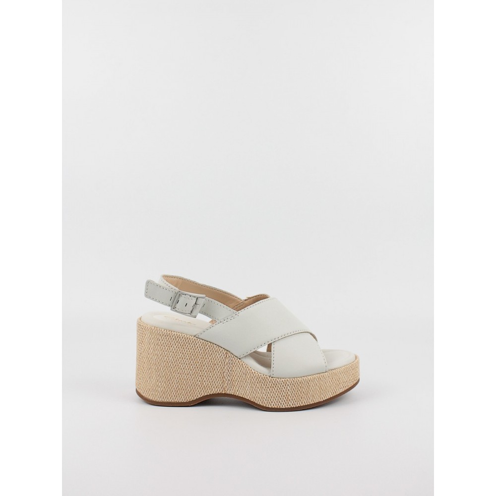 Women Platform Clarks Manon Wish 26176301 Off White