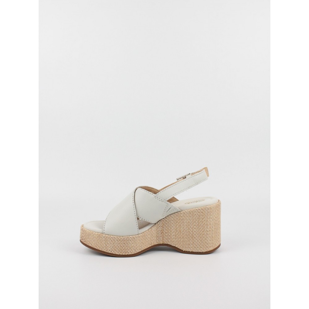 Women Platform Clarks Manon Wish 26176301 Off White