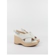 Women Platform Clarks Manon Wish 26176301 Off White