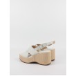 Women Platform Clarks Manon Wish 26176301 Off White