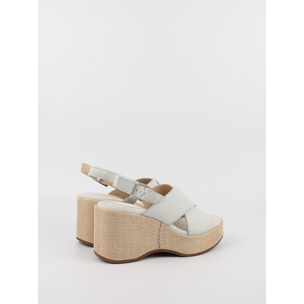 Women Platform Clarks Manon Wish 26176301 Off White