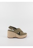 Women Platform Clarks Manon Wish 26176302 Olive