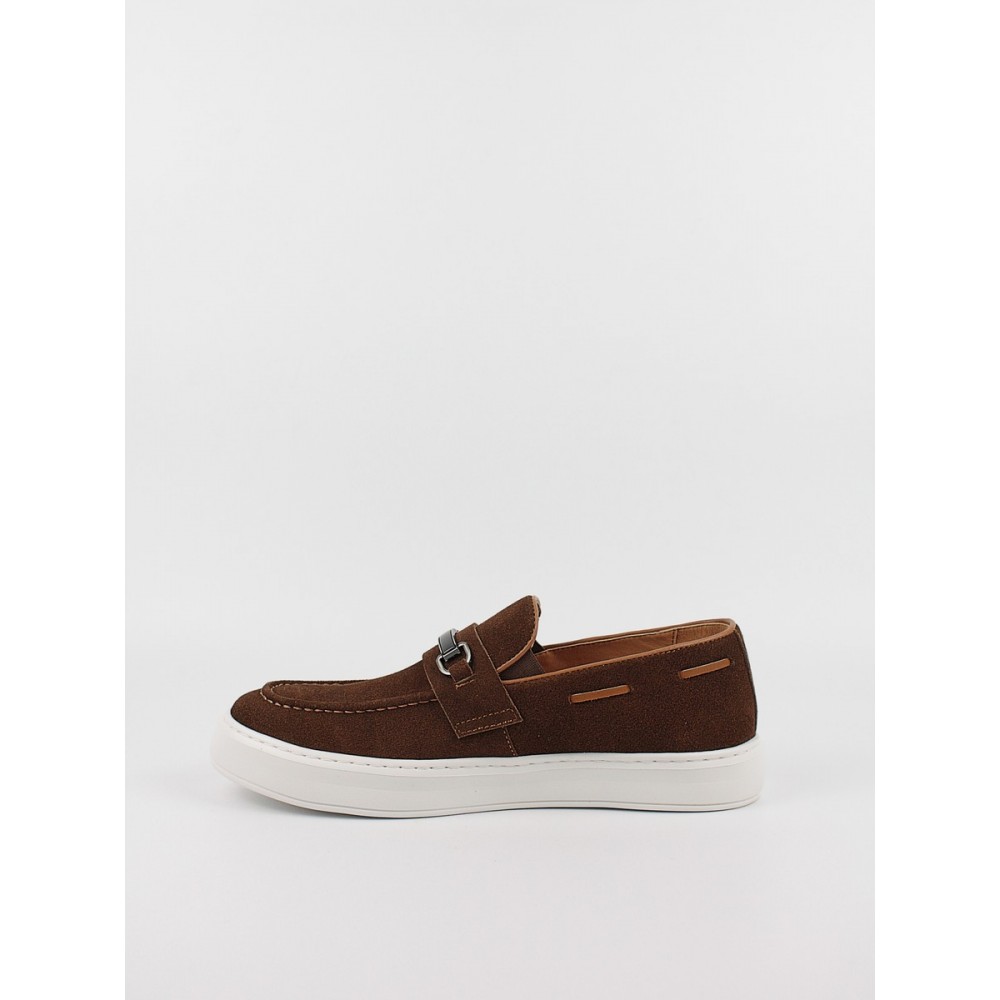 Men Moc Shoes Versace YOW6742 Brown