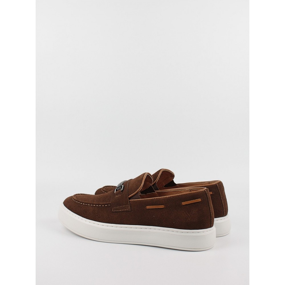 Men Moc Shoes Versace YOW6742 Brown