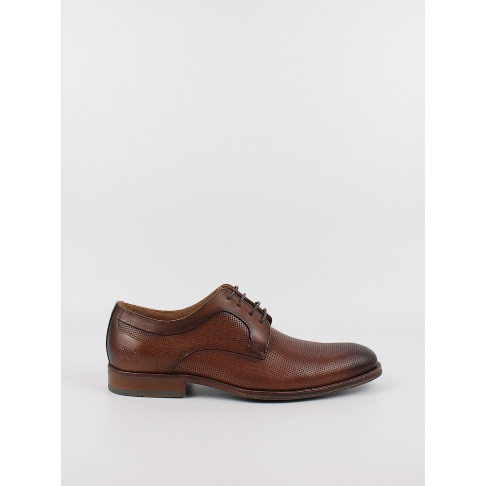 Men Oxford Shoes Versace YOT048-V1777A Tobacco