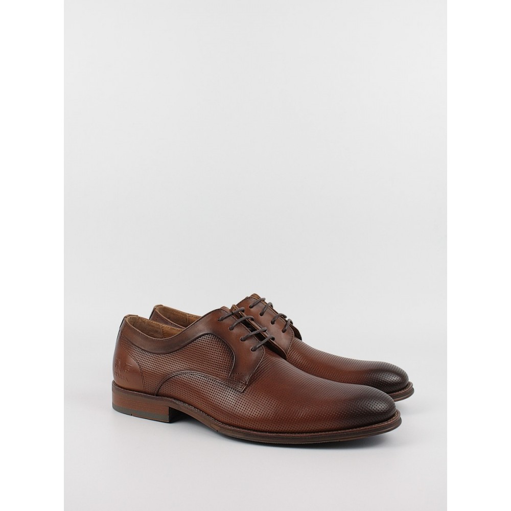 Men Oxford Shoes Versace YOT048-V1777A Tobacco