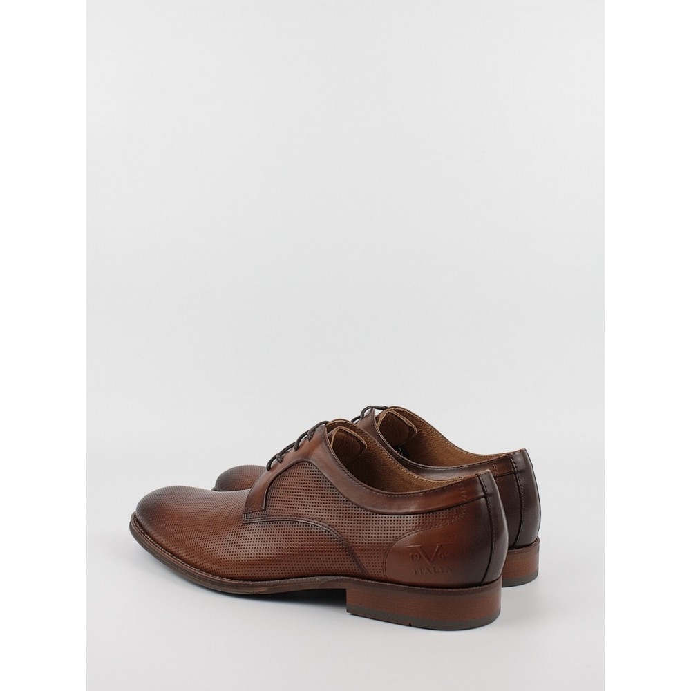 Men Oxford Shoes Versace YOT048-V1777A Tobacco