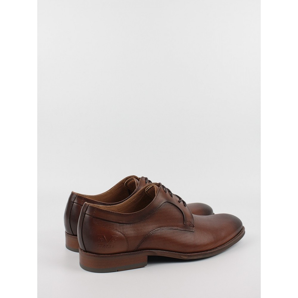 Men Oxford Shoes Versace YOT048-V1777A Tobacco