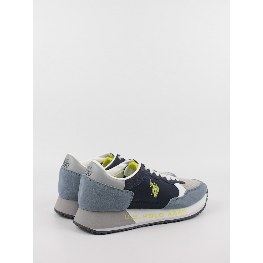 Men's Sneaker Us Polo Assn CLEEF006-DBL-LGR04 Blue