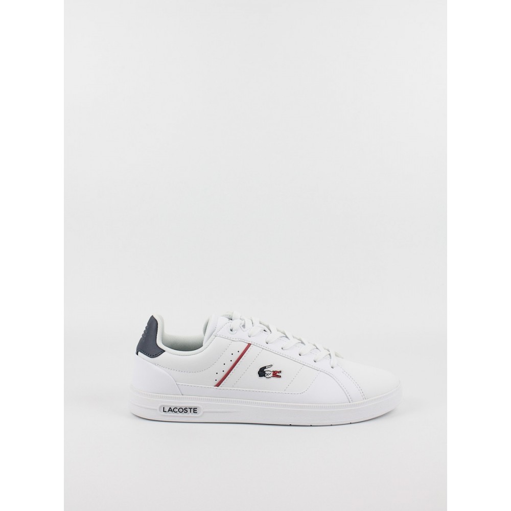 Ανδρικό Sneaker Lacoste Europa Pro Tri 45SMA0117407 Ασπρο