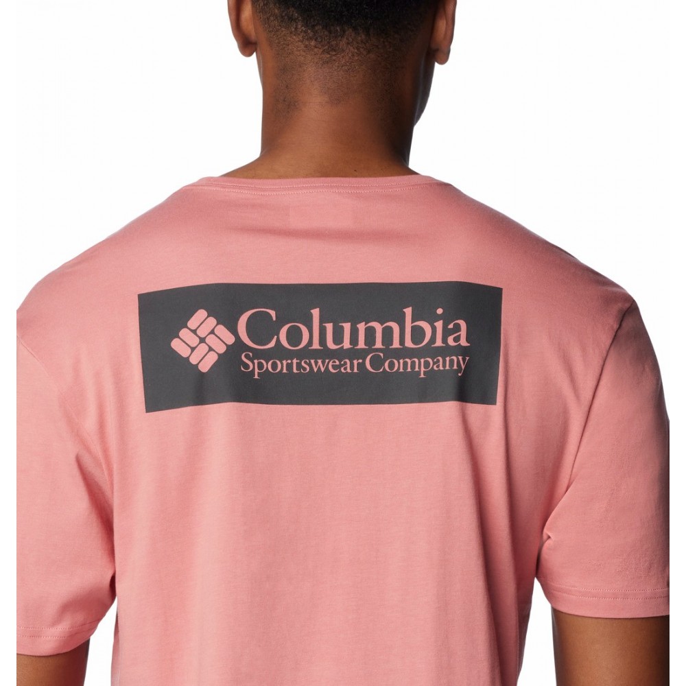 Ανδρική Μπλούζα Columbia North Cascades™ Short Sleeve Tee  1834041A-629 Ροζ