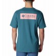 Ανδρική Μπλούζα Columbia North Cascades™ Short Sleeve Tee  1834041A-336 Πετρόλ