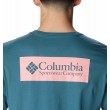 Ανδρική Μπλούζα Columbia North Cascades™ Short Sleeve Tee  1834041A-336 Πετρόλ
