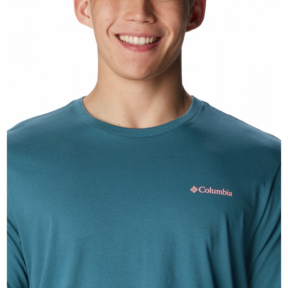 Men's Columbia North Cascades™ Short Sleeve Tee  1834041A-336 Cloudburst