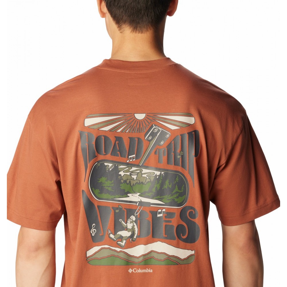 Men's Columbia Black Butte™ Graphic Tee  2071701-229 Auburn