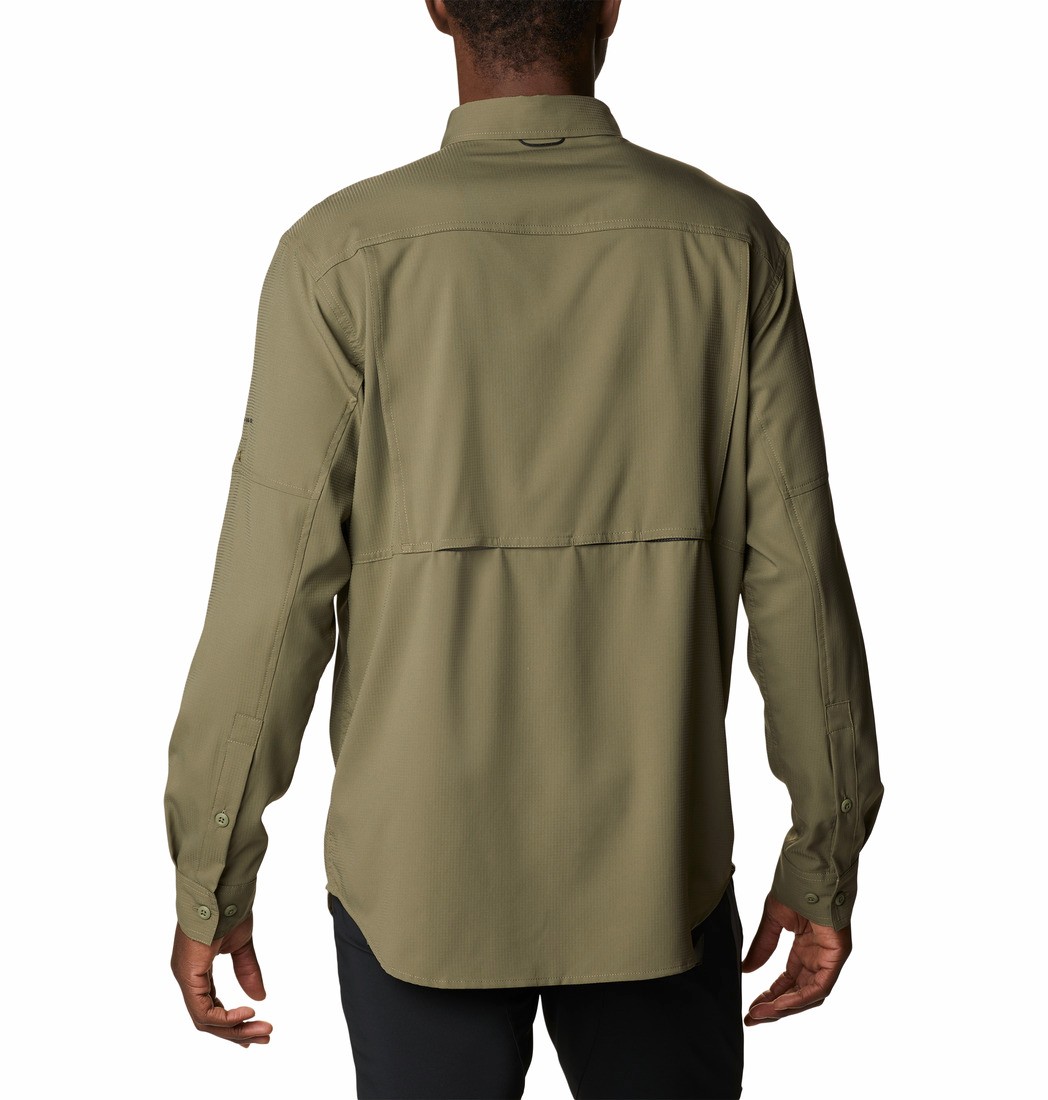 Columbia Men's Silver Ridge Utility Lite Long Sleeve Shirt 2012932-397 Stone Green