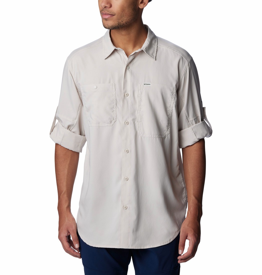 Columbia Men's Silver Ridge Utility Lite Long Sleeve Shirt 2012932-278 White