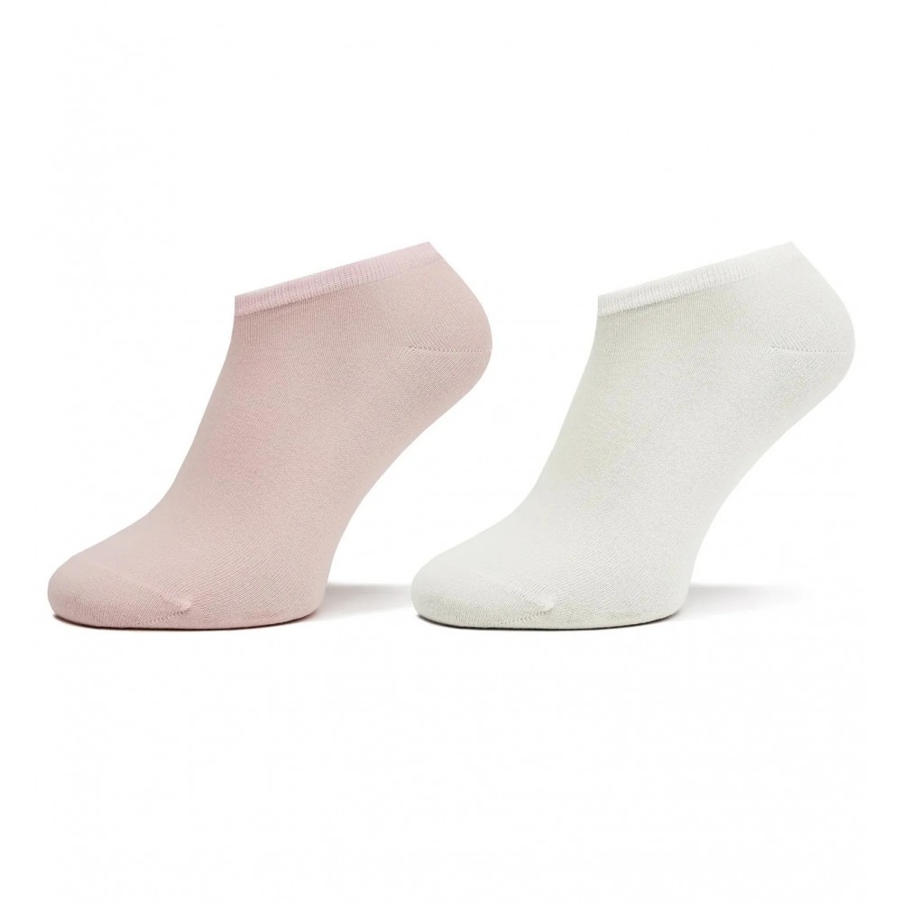 Γυναικεία Κάλτσα Tommy Hilfiger Th Women Sneaker 2P 343024001-043 Ροζ-Ασπρη