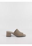 Women's Mule Calvin KLein Heel Mule 45 Mono Jacq HW0HW01936-RBK Biege