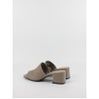 Women's Mule Calvin KLein Heel Mule 45 Mono Jacq HW0HW01936-RBK Biege