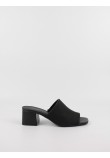 Women's Mule Calvin KLein Heel Mule 45 Mono Jacq HW0HW01936-BEH Black