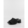 Women's Mule Calvin KLein Heel Mule 45 Mono Jacq HW0HW01936-BEH Black