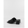 Women's Mule Calvin KLein Heel Mule 45 Mono Jacq HW0HW01936-BEH Black