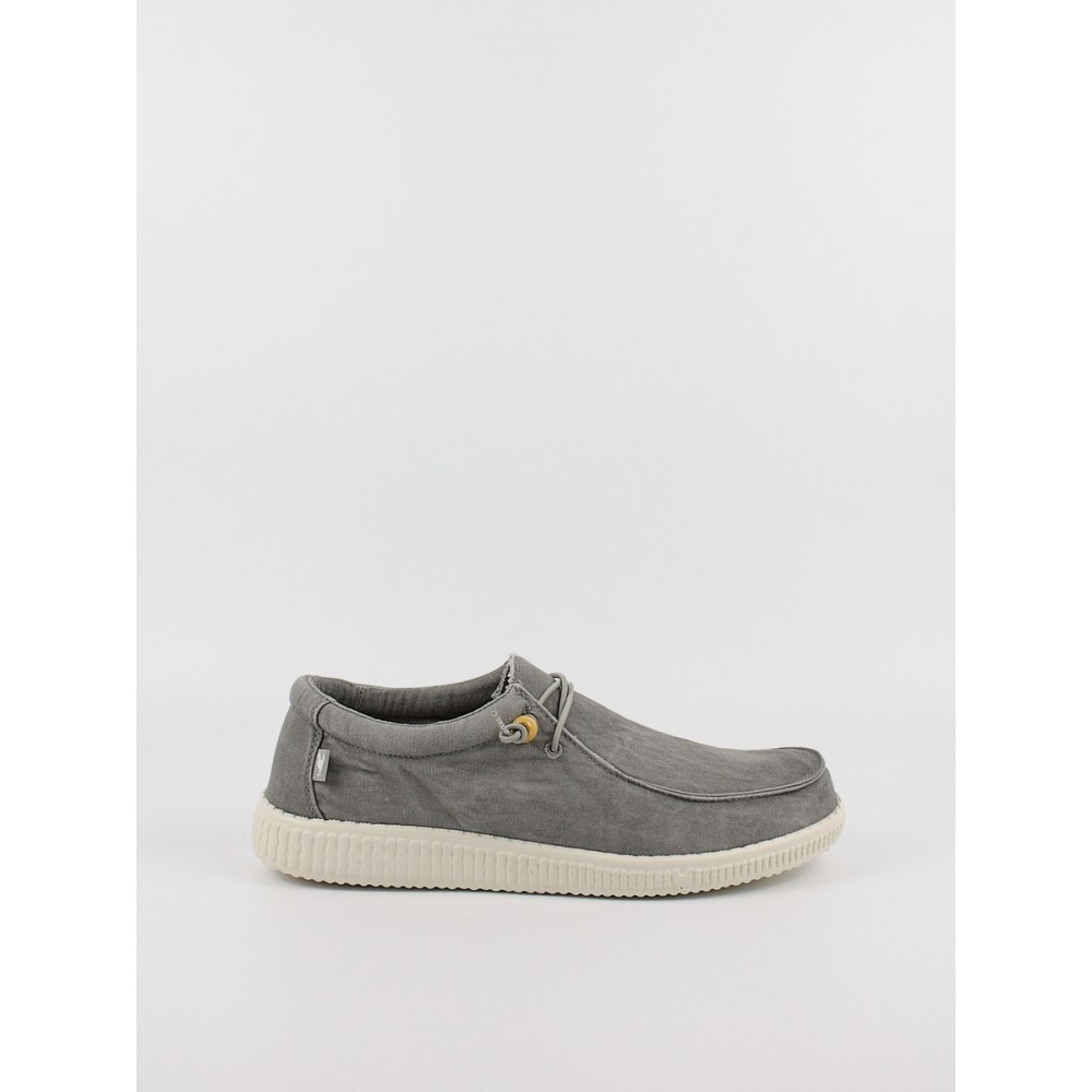 Men Shoe Walk In Pitas Wallabi Washed WP150 Slate Grey