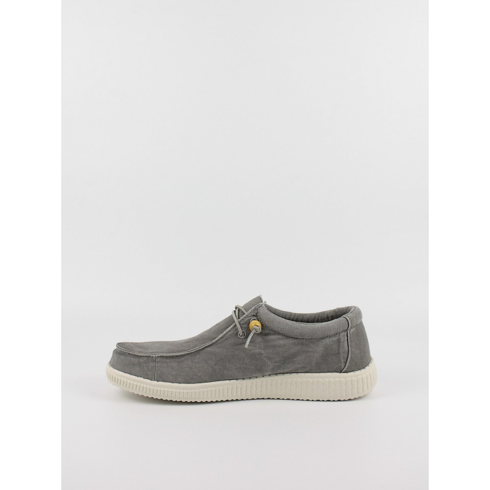 Men Shoe Walk In Pitas Wallabi Washed WP150 Slate Grey