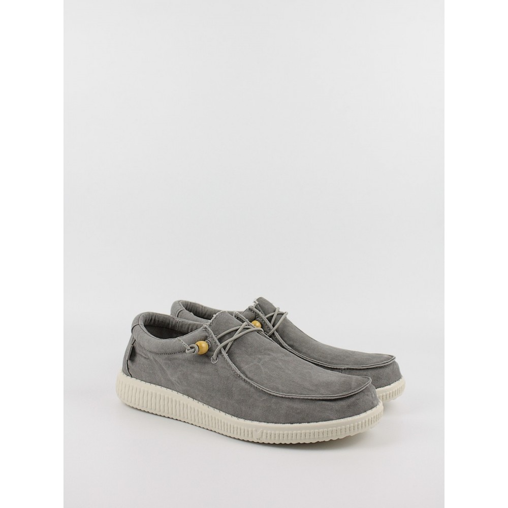 Ανδρικό παπούτσι Walk In Pitas Wallabi Washed WP150 Slate Grey