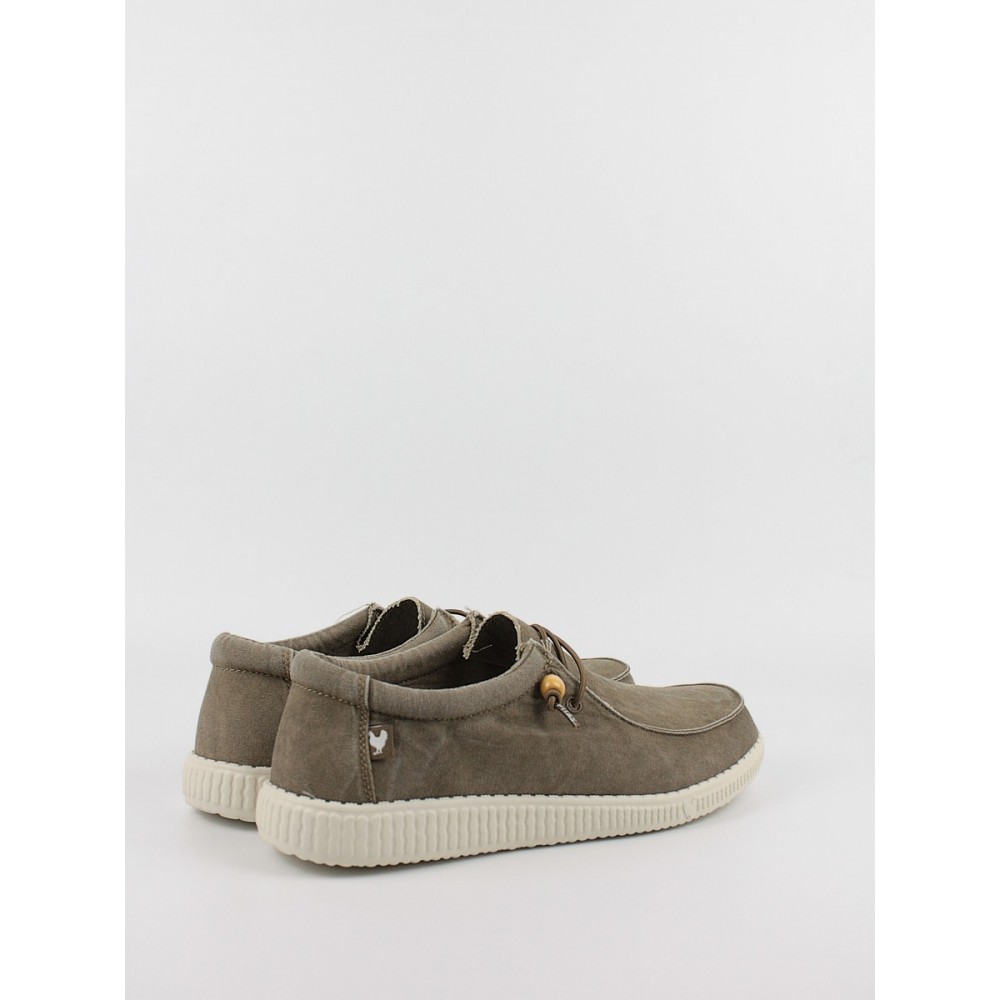 Ανδρικό παπούτσι Walk In Pitas Wallabi Washed WP150 Taupe