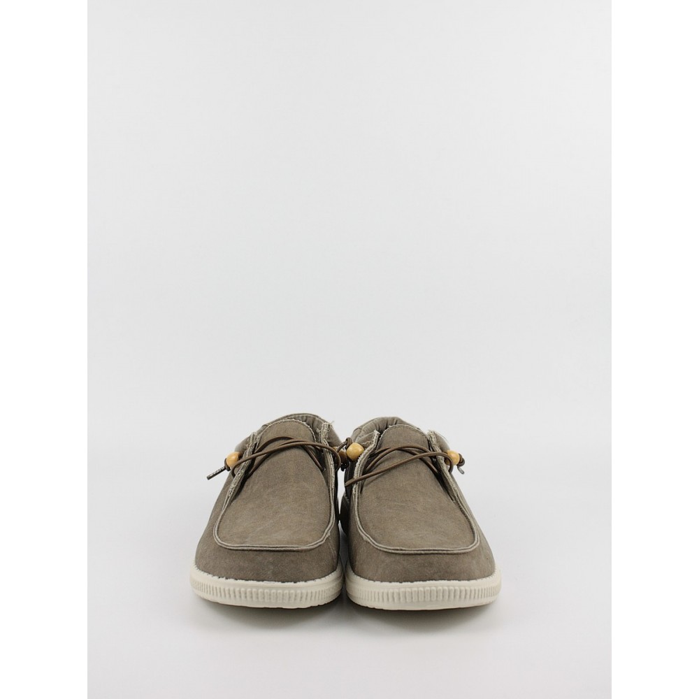 Ανδρικό παπούτσι Walk In Pitas Wallabi Washed WP150 Taupe