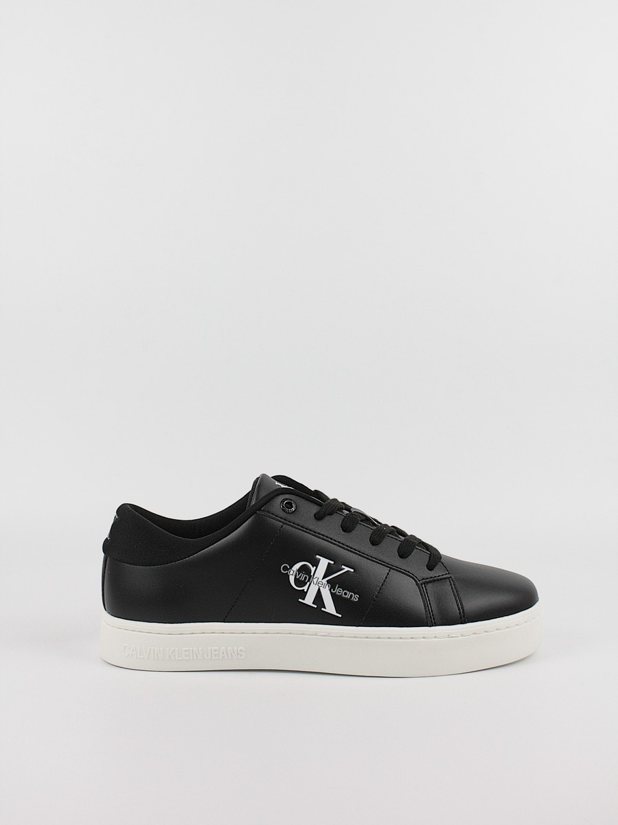 Ανδρικά Sneaker Calvin KLein Classic Cupsole Low Lace up Lth YM0YM00864-0GM Μαύρο