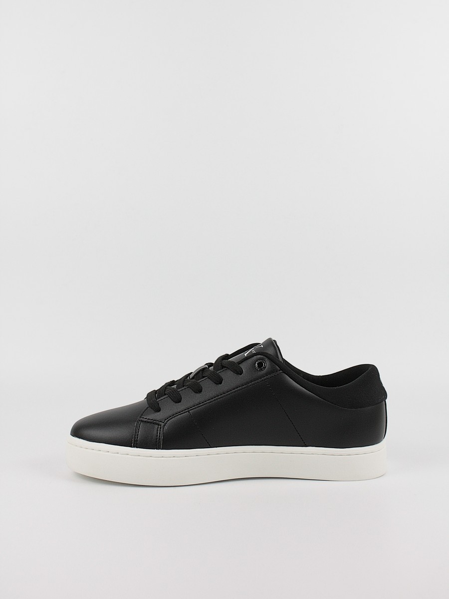Ανδρικά Sneaker Calvin KLein Classic Cupsole Low Lace up Lth YM0YM00864-0GM Μαύρο