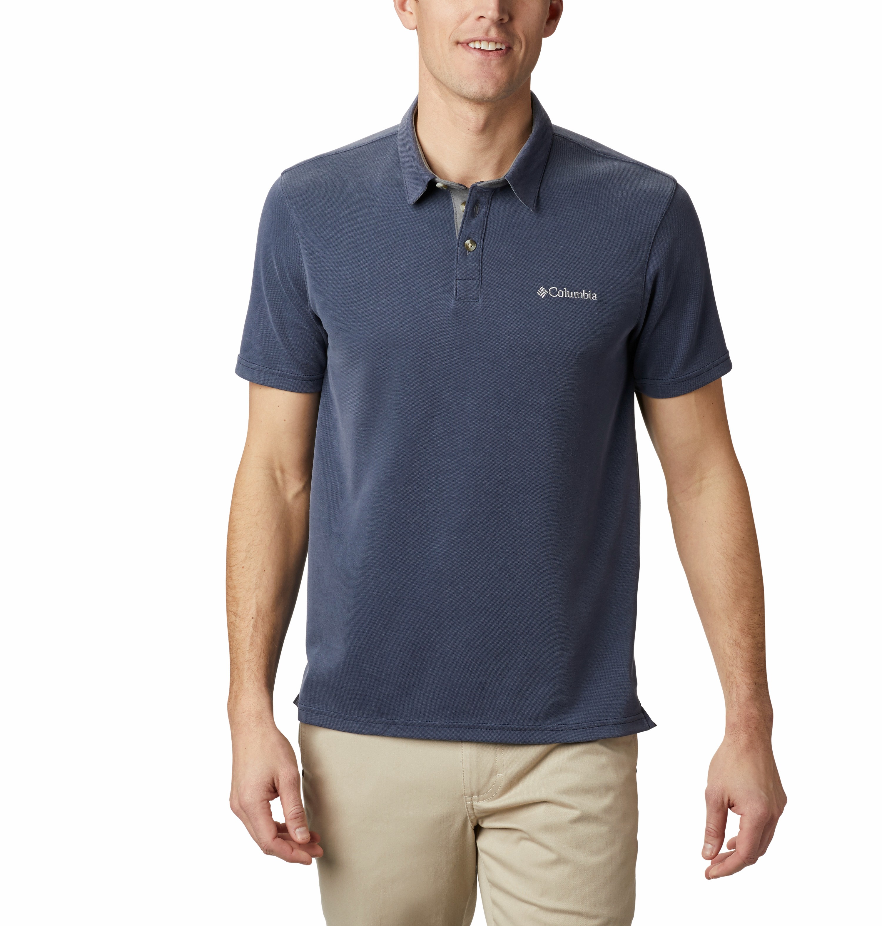 Ανδρικό Μπλουζάκι Polo Columbia Nelson Point Polo ΕΟ0035-464 Μπλε