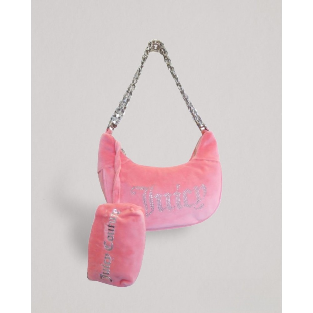 Women Bag Juicy Couture Kimberly Small Hobo BEJQL7461WPO416 Pink