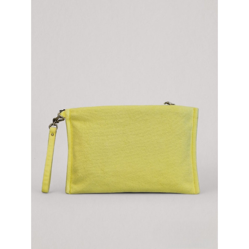 Women Bag Juicy Couture Iris Towelling Clutch BEJIR7466WJZ300 Yellow