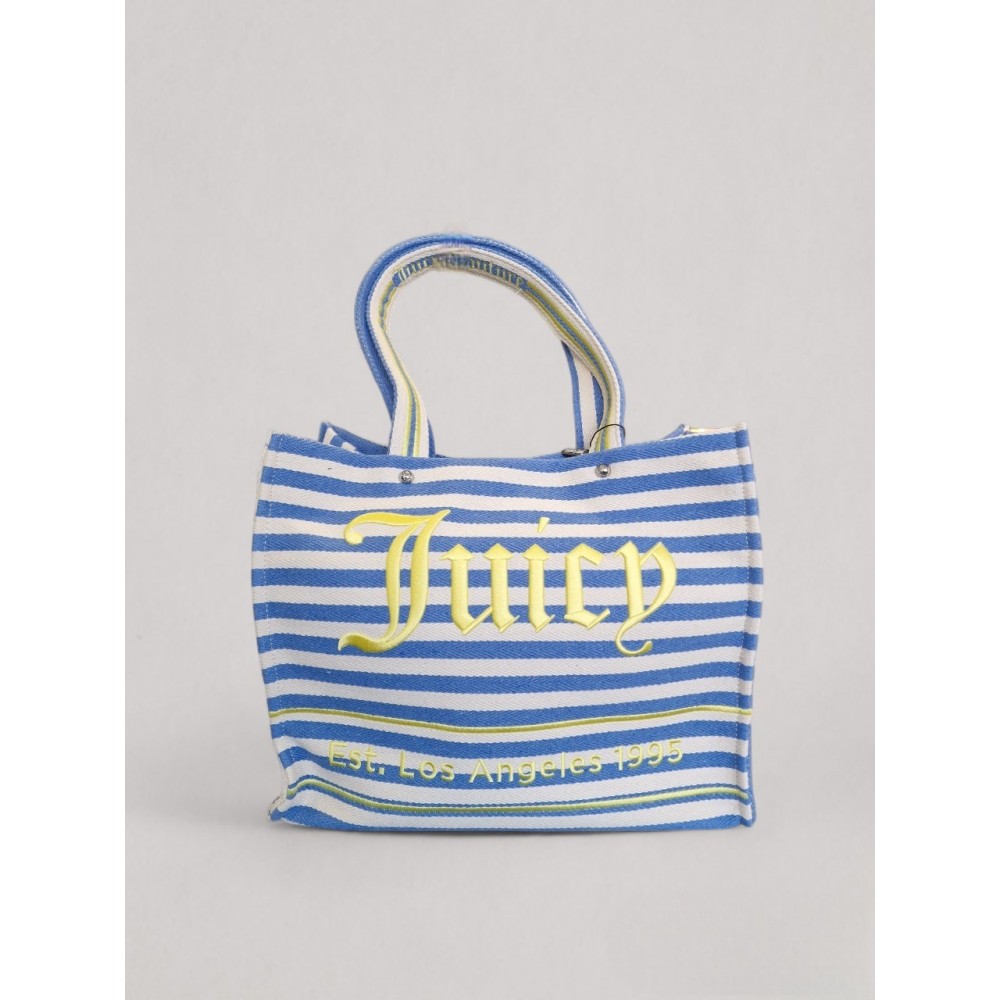 Γυναικεία Τσάντα Juicy Couture Iris Beach Bag Striped Version BEJIR7470WJZ200 Μπλε