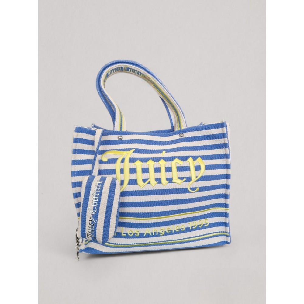 Γυναικεία Τσάντα Juicy Couture Iris Beach Bag Striped Version BEJIR7470WJZ200 Μπλε