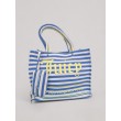 Γυναικεία Τσάντα Juicy Couture Iris Beach Bag Striped Version BEJIR7470WJZ200 Μπλε