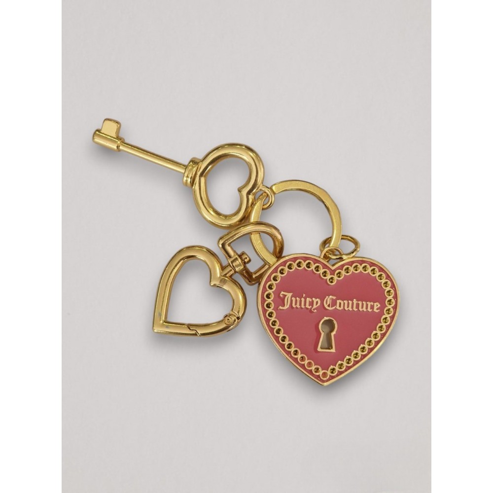 Women Juicy Couture Heartlock Keychain WEJQ27539WMZ199