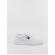 Ανδρικό Sneaker Tommy Hilfiger Tjm Retro Basket Ess EM0EM01395-YBR Ασπρο