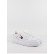 Ανδρικό Sneaker Tommy Hilfiger Tjm Retro Basket Ess EM0EM01395-YBR Ασπρο