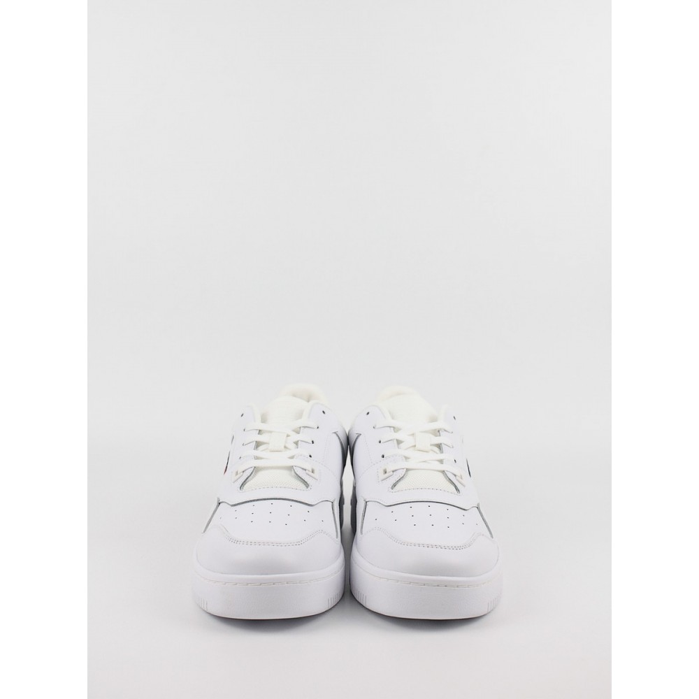 Ανδρικό Sneaker Tommy Hilfiger Tjm Retro Basket Ess EM0EM01395-YBR Ασπρο