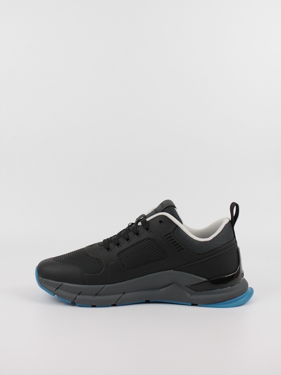 Ανδρικά Sneaker Calvin KLein Low Top Lace Up Mesh HM0HM01490-0GS Μαύρο