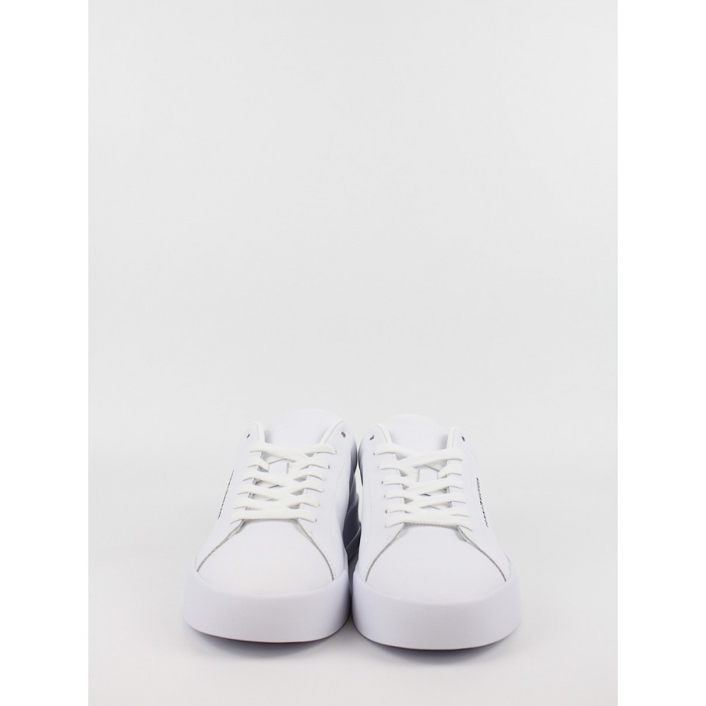 Men Sneaker Tommy Hilfiger Th Court Leather Grain Ess FM0FM05297-0LE White Men Sneaker Tommy Hilfiger Th Court Leather Grain Ess FM0FM05297-0LE White